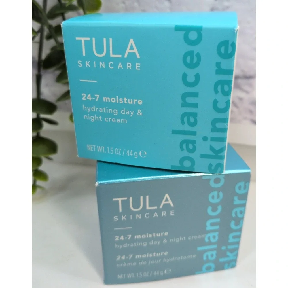 NIB LOT 2!🥰TULA  24-7 Moisture Hydrating Day & Night Cream 1.5oz/44g Each